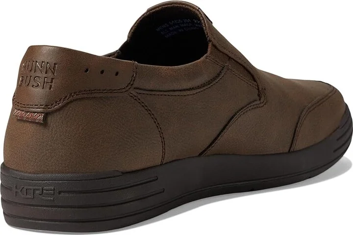 Nunn Bush Kore City Walk Moc Toe Slip-On Men's Shoes Dark Brown : 7 M (D), Synthetic - Image 5