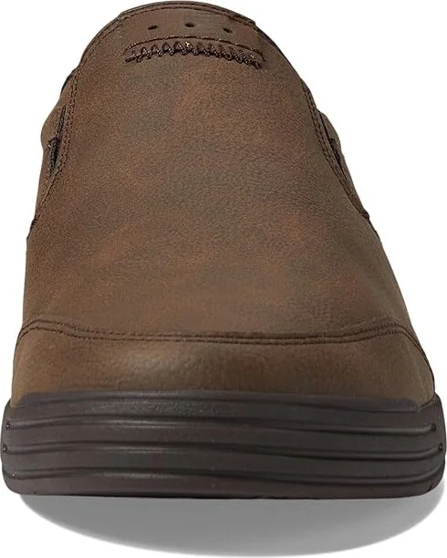 Nunn Bush Kore City Walk Moc Toe Slip-On Men's Shoes Dark Brown : 7 M (D), Synthetic - Image 6