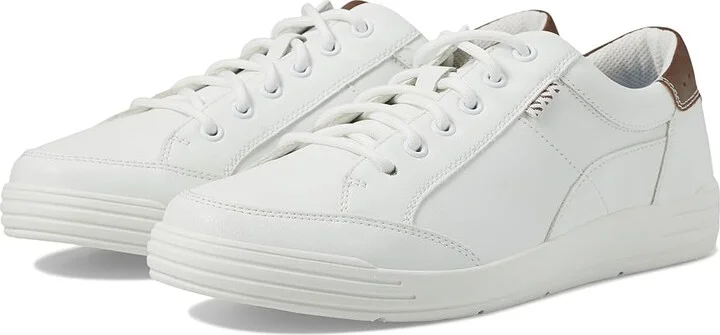 Nunn Bush Kore City Walk Oxford Athletic Style Sneaker Lace Up Men's Lace-up Boots White : 14 M (D), Leather