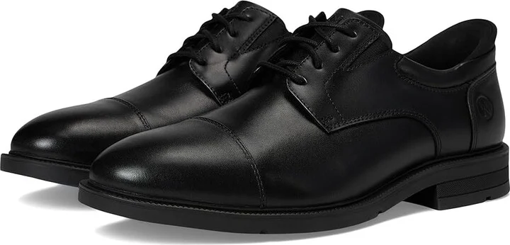 Nunn Bush Kore Icon Cap Toe Oxford Easy-on Easy-off Dress Casual Shoe Men's Shoes Black : 11 M (D), Leather