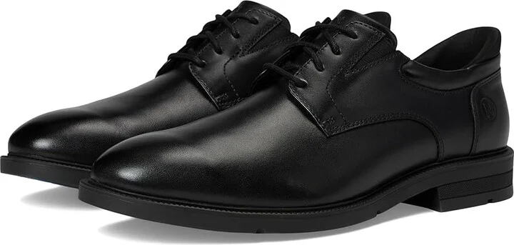 Nunn Bush Kore Icon Plain Toe Oxford Easy On Easy Dress Casual Shoe Men's Shoes Black : 9 M (D), Leather