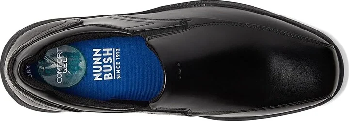 Nunn Bush Kore Pro Bicycle Toe Slip-On Men's Shoes Black : 9 M (D), Synthetic/Leather - Image 2