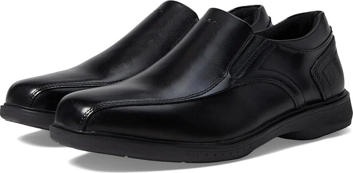 Nunn Bush Kore Pro Bicycle Toe Slip-On Men's Shoes Black : 9 M (D), Synthetic/Leather