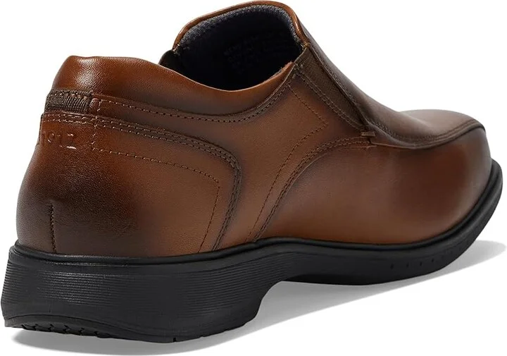Nunn Bush Kore Pro Bicycle Toe Slip-On Men's Shoes Cognac : 9 M (D), Synthetic/Leather - Image 4