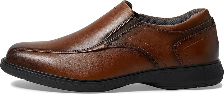 Nunn Bush Kore Pro Bicycle Toe Slip-On Men's Shoes Cognac : 9 M (D), Synthetic/Leather - Image 6