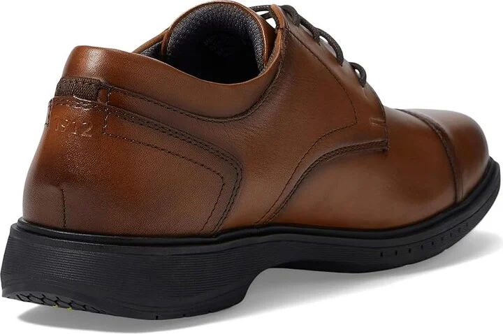 Nunn Bush Kore Pro Cap Toe Oxford Men's Shoes Cognac : 9 M (D), Synthetic/Leather - Image 4
