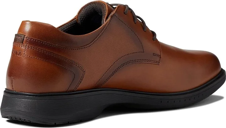 Nunn Bush Kore Pro Plain Toe Oxford Men's Shoes Cognac : 9 M (D), Synthetic/Leather - Image 4