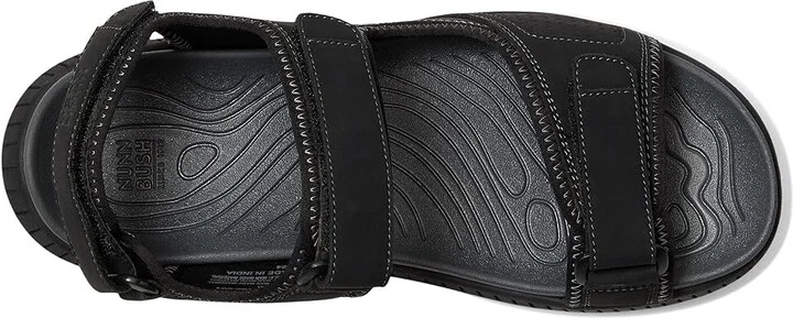 Nunn Bush Laguna 3 Strap River Sandal Lightweight Adjustable and Comfortable Men's Sandals Black : 11 M (D), Synthetic - Image 2