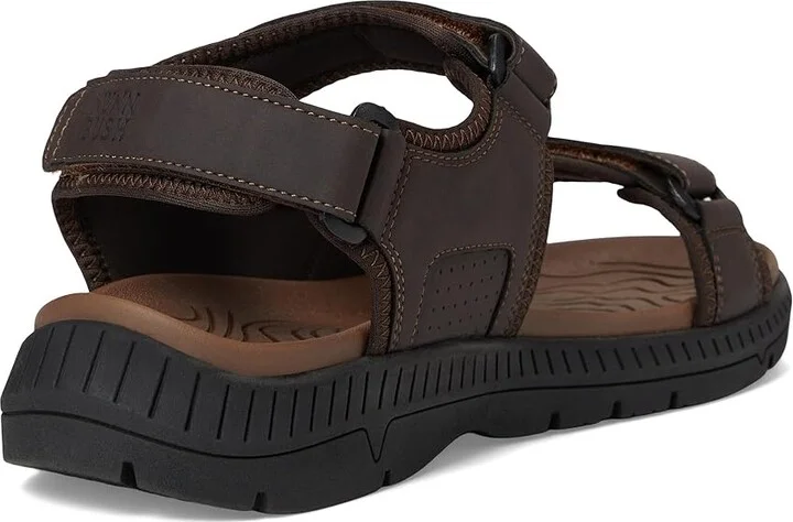 Nunn Bush Laguna 3 Strap River Sandal Lightweight Adjustable and Comfortable Men's Sandals Brown : 9 M (D), Synthetic - Image 4