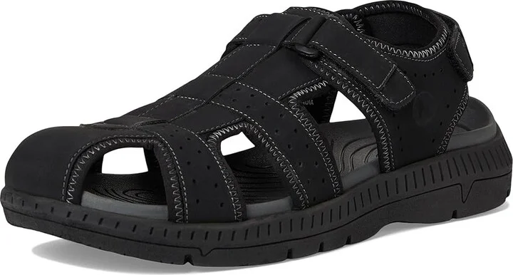 Nunn Bush Lauguna Closed Toe Fisherman Sport River Lightweight Sandals Men's Sandals Black : 8 M (D), Synthetic - Image 5
