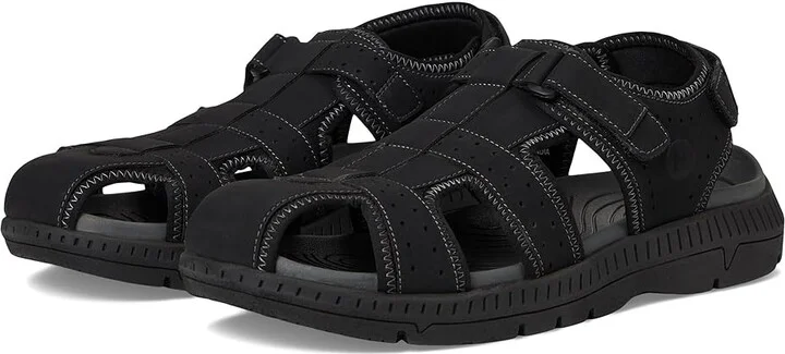 Nunn Bush Lauguna Closed Toe Fisherman Sport River Lightweight Sandals Men's Sandals Black : 8 M (D), Synthetic