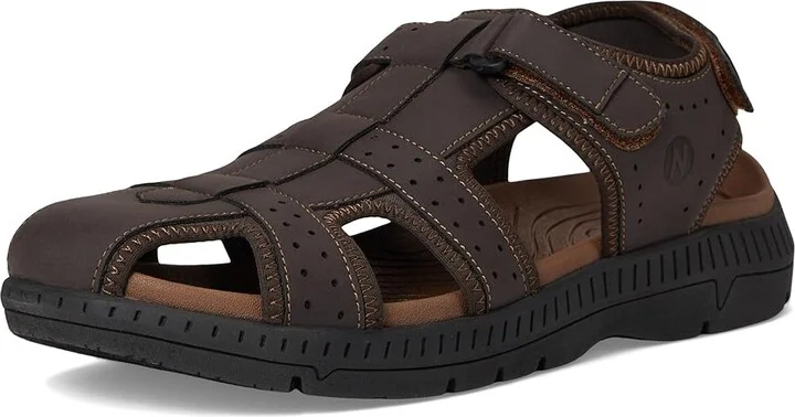 Nunn Bush Lauguna Closed Toe Fisherman Sport River Lightweight Sandals Men's Sandals Brown : 8 M (D), Synthetic - Image 5