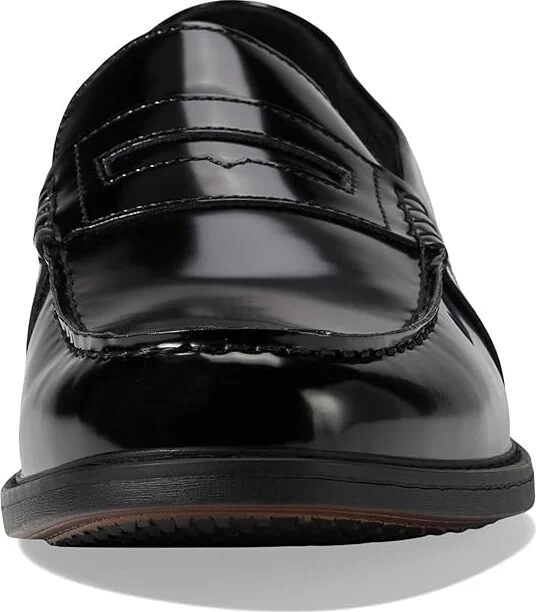 Nunn Bush Lincoln Penny Loafer Men's Slip-on Dress Shoes Black Polished : 8 M (D), Leather - Image 5