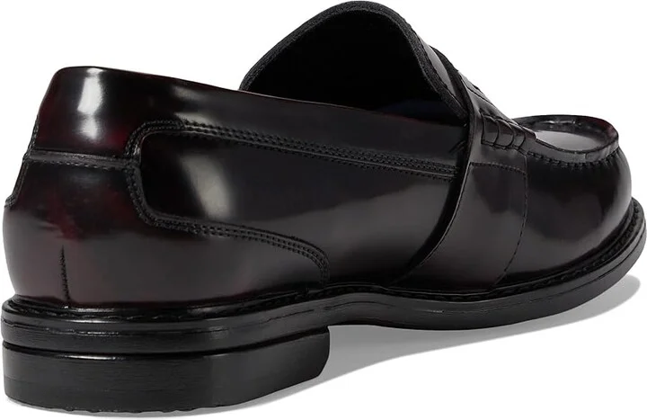 Nunn Bush Lincoln Penny Loafer Men's Slip-on Dress Shoes Burgundy Polished : 7 M (D), Leather - Image 5
