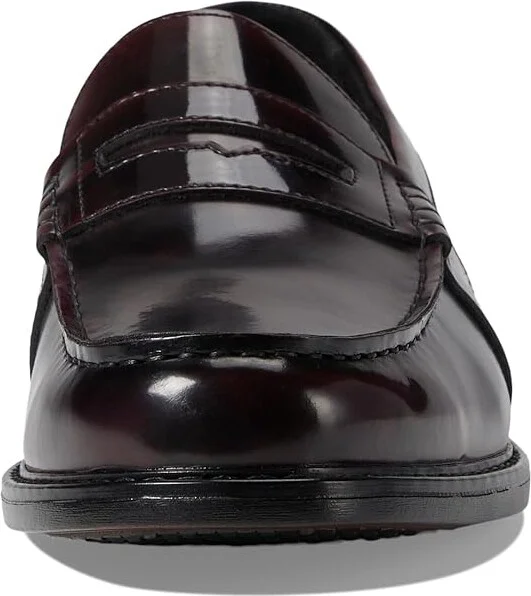 Nunn Bush Lincoln Penny Loafer Men's Slip-on Dress Shoes Burgundy Polished : 7 M (D), Leather - Image 6