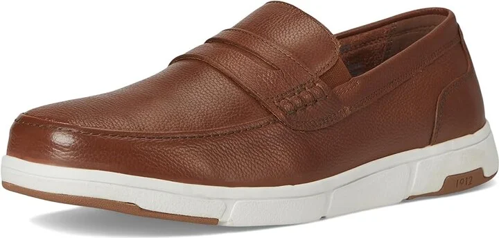 Nunn Bush Luca Moccasin Toe Penny Loafer Lightweight Comfortable Slip-On Men's Lace-up Boots Cognac : 7.5 M (D) - Image 5