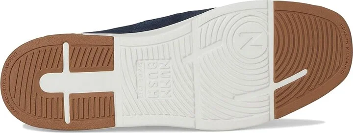Nunn Bush Luca Moccasin Toe Venetian Suede Slip-On Lightweight Comfortable Loafers Men's Lace-up Boots Navy : 13 W (EE) - Image 3