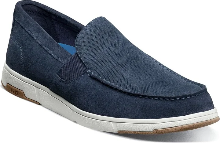 Navy Suede