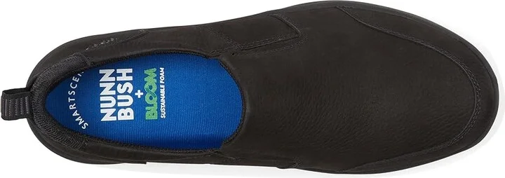 Nunn Bush MAC Moccasin Toe Slip-On Men's Lace-up Boots Black : 8.5 M (D), Leather - Image 2