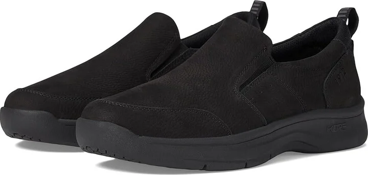Nunn Bush MAC Moccasin Toe Slip-On Men's Lace-up Boots Black : 8.5 M (D), Leather