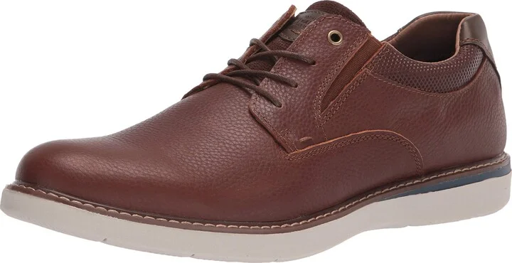 Nunn Bush Men's BAYRIDGE Plain Toe Lightweight Leather LACE-UP Oxford