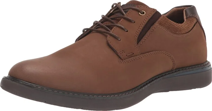 Nunn Bush Men's Bayridge Plain Toe Lightweight Leather Lace-Up Oxford