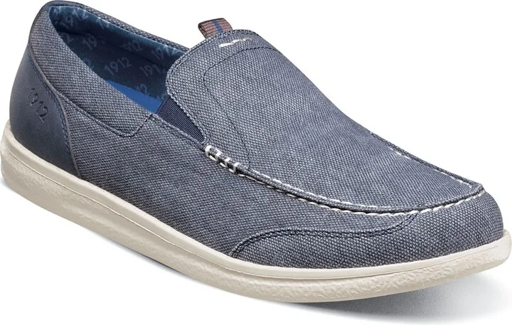 Nunn Bush Men's Brewski Canvas Venetian Moc Toe Shoes