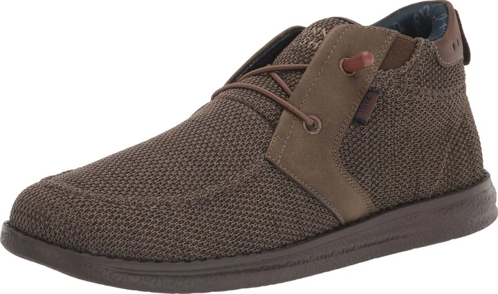 Nunn Bush Men's BREWSKI Knit 2.0 Moccasin Toe Chukka Athletic Inspired Boot Ankle