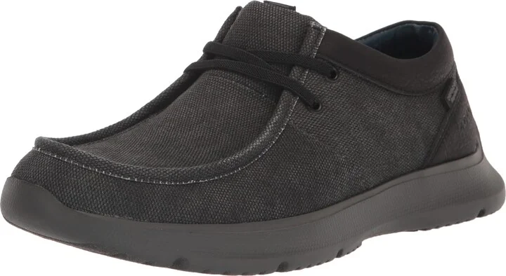 Nunn Bush Men's Bushwacker Moccasin Toe Slip-On Canvas Loafer Lightweight Casual Shoe