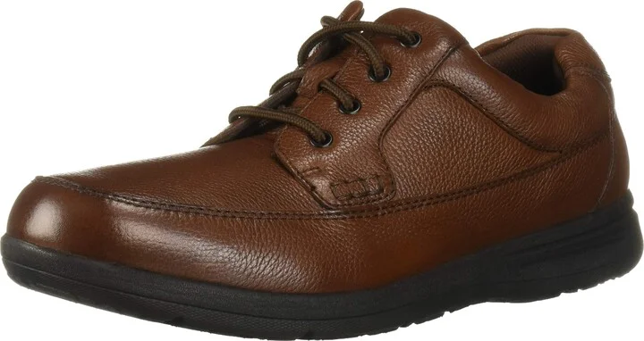 Nunn Bush Men's Cam Moc Toe Casual Lace-Up with Comfort Gel and Memory Foam