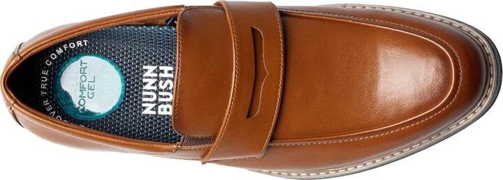 Nunn Bush Men's Carmelo Moc Toe Penny Loafers - Image 5