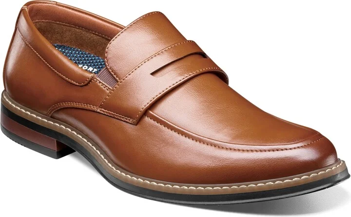 Nunn Bush Men's Carmelo Moc Toe Penny Loafers