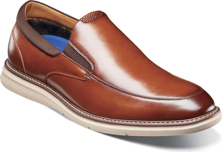 Nunn Bush Men's Chase Moccasin Toe Slip-On Lightweight Contemporary Loafer