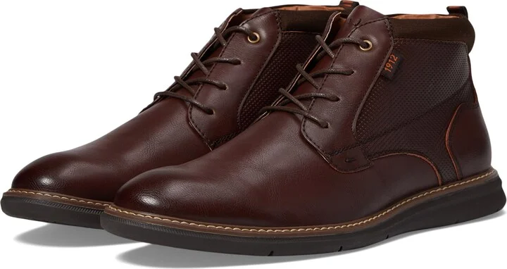 Nunn Bush Men's Chase Plain Toe Chukka Contemporary Fashion Boot Ankle
