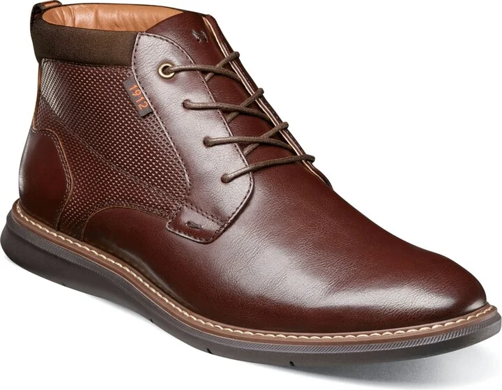 Nunn Bush Men's Chase Plain Toe Chukka Shoes