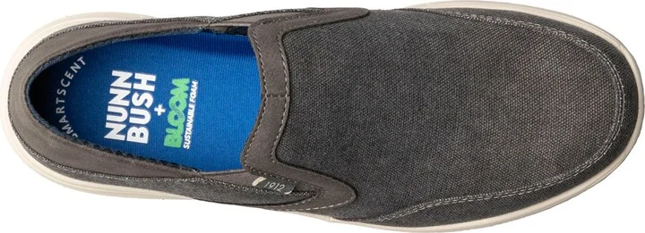 Nunn Bush Men's Conway Ez Canvas Moc Toe Slip On Shoes - Image 4