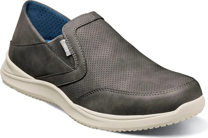 Nunn Bush Men's Conway Ez Moc Toe Slip On Shoes