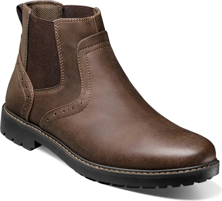 Nunn Bush Men's Delton Plain Toe Chelsea Boots