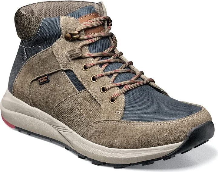 Nunn Bush Men's Excursion Lite Moccasin Toe Chukka Boot Leather Hiker with Scotchguard Defender Hiking