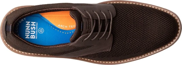 Nunn Bush Men's Griff Knit Plain Toe Oxford - Image 4