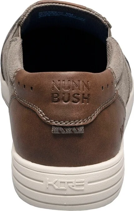 Nunn Bush Men's Kore City Walk Athletic Style Canvas Slip-On Loafer - Image 8