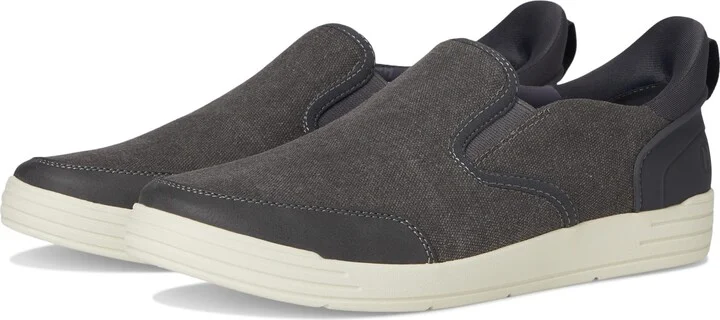Nunn Bush Men's Kore City Walk Canvas EZ Moc Toe Slip-On Sneakers Easy Off Loafer