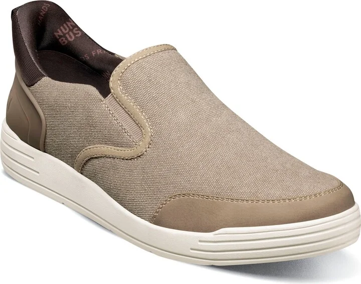 Nunn Bush Men's Kore City Walk Ez Canvas Slip On Shoe