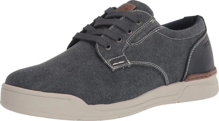 Nunn Bush Men's KORE Tour Canvas Plain Toe Oxford Athletic Style Sneaker Lace Up