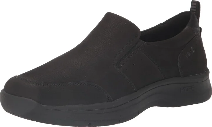 Nunn Bush Men's Mac Moccasin Toe Slip-On Lightweight Comfortable Leather Walking Shoe Loafer