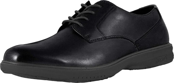 Nunn Bush Men's Marvin Street Plain Toe Oxford with Kore Slip Resistant Walking Comfort Technology