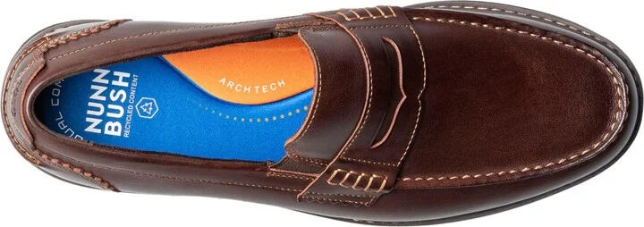 Nunn Bush Men's Odin Ii Moc Toe Penny Loafers - Image 6