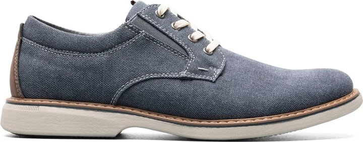 Nunn Bush Men's Otto Canvas Plain Toe Oxford Shoes - Image 2