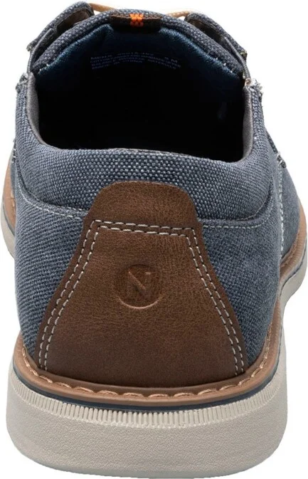 Nunn Bush Men's Otto Canvas Plain Toe Oxford Shoes - Image 3