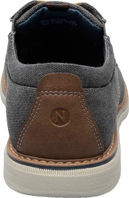 Nunn Bush Men's Otto Canvas Plain Toe Oxford Shoes - Image 8